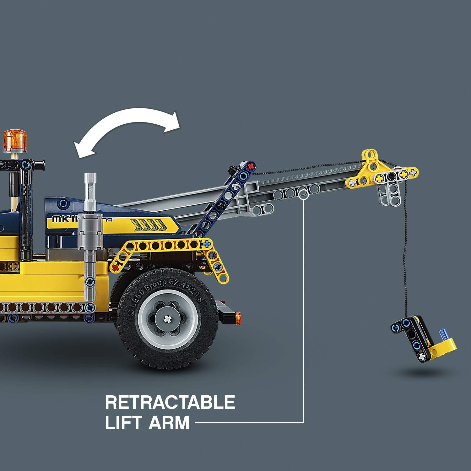 LEGO Technic Heavy Duty Forklift 42079 Building Kit (592 Pieces)