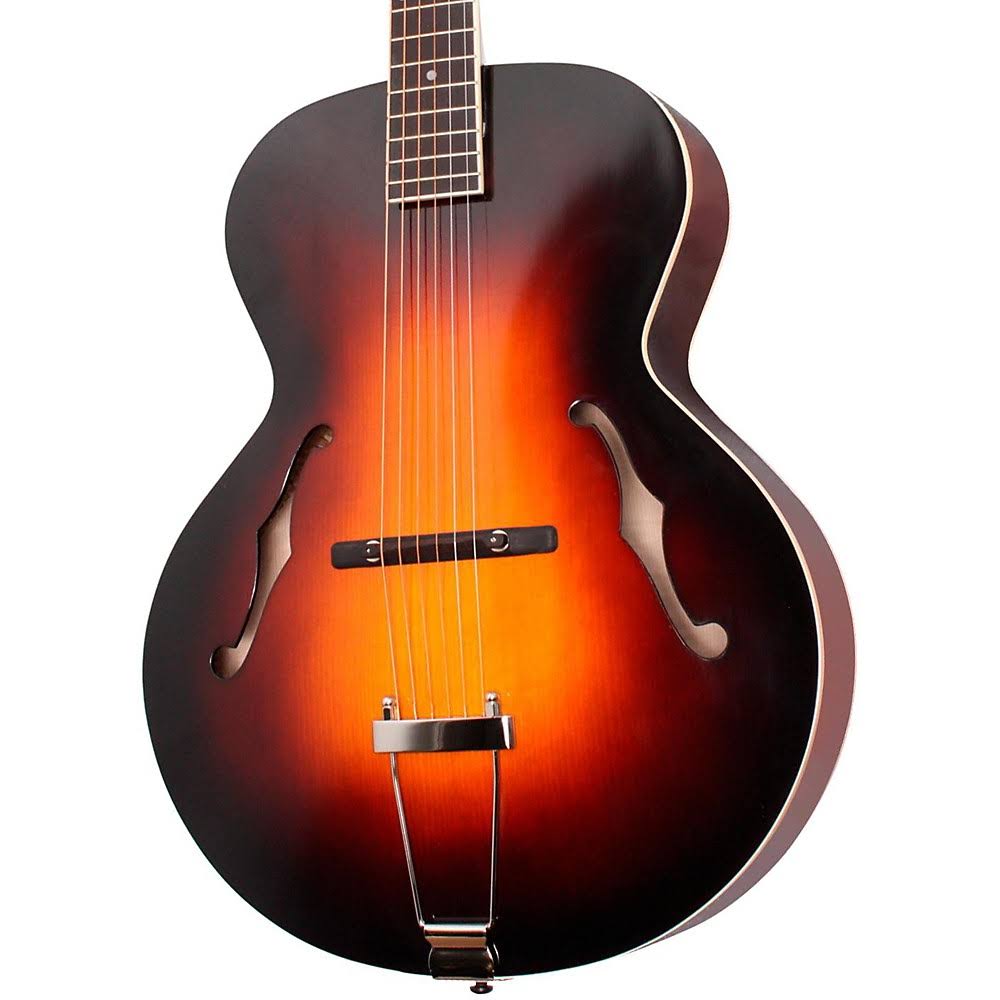 The Loar LH-600 Hand-Carved Archtop Acoustic Guitar - Vintage Sunburst