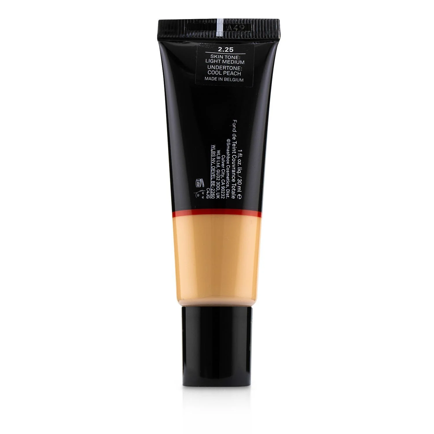 Smashbox Studio Skin Full Coverage 24 Hour Foundation - # 1 Fair With Cool Peach Undertone  30ml/1oz