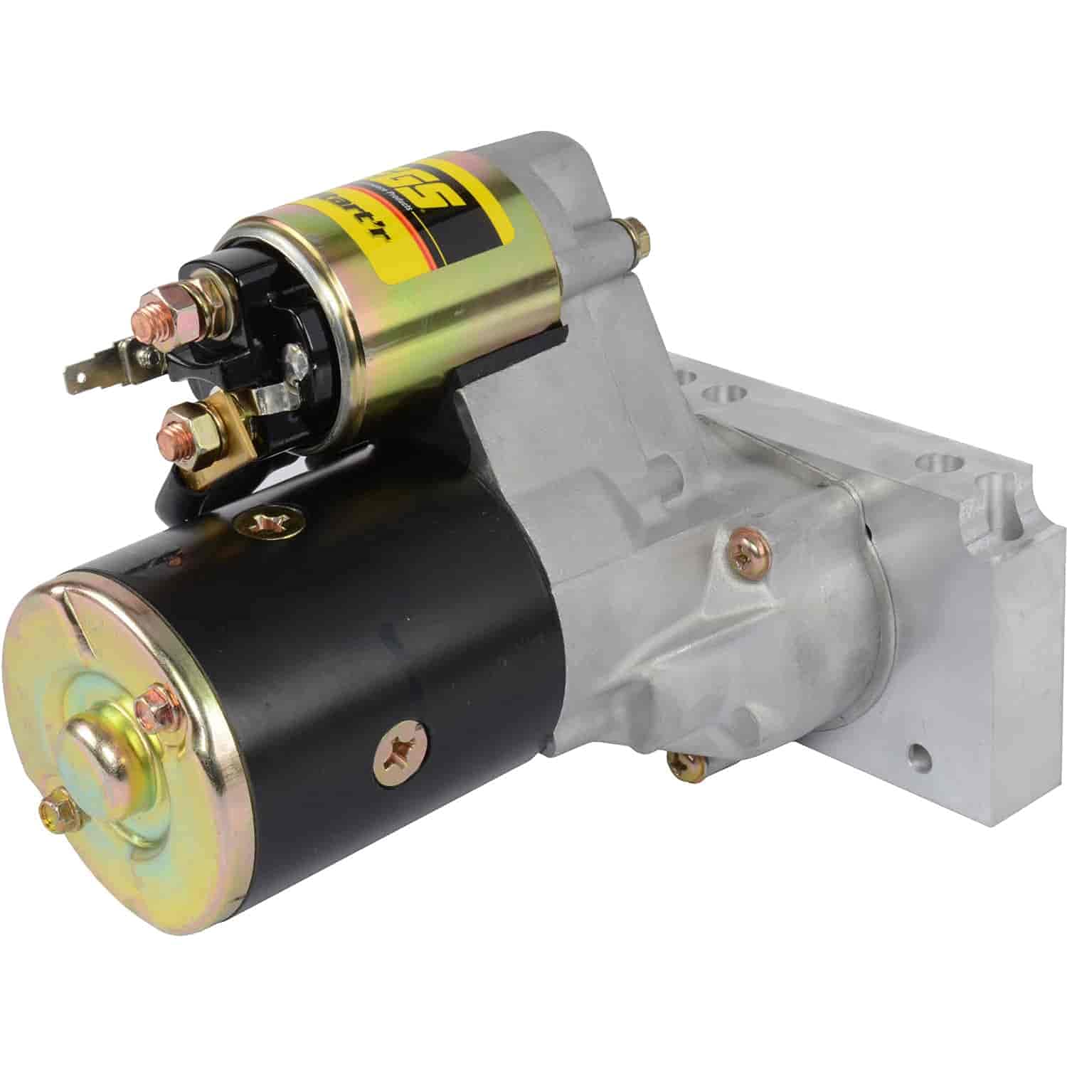 JEGS Heavy-Duty Mini Starter - Hitachi-Style - for Small Block and Big Block Chevy Engines - Made in USA