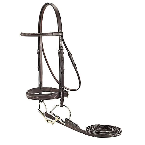 Dover Saddlery Classic Derby Bridle, Oakbark