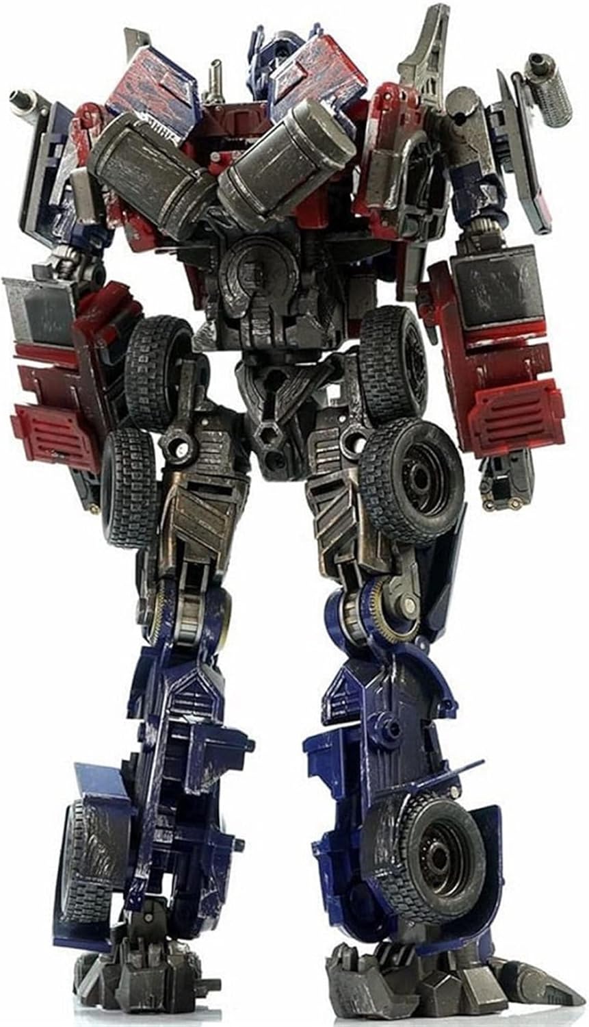 Transformer Toy Action Figure, Optimus Prime Leader Class Battle Damaged Edition，Multi-colored