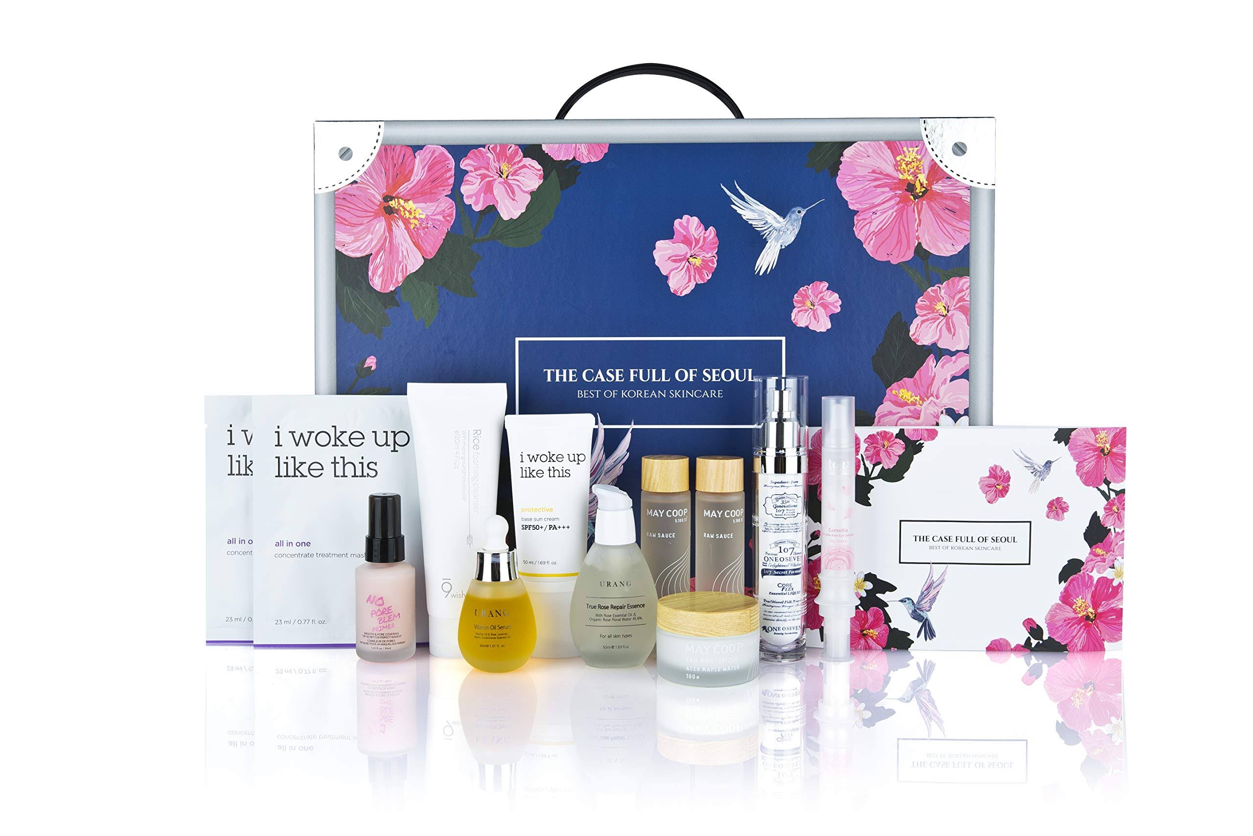 The Case Full of Seoul, Best of Korean Skincare, 11-Piece Set