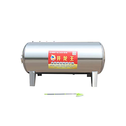 Stainless steel pressure tank container, automatic tap water pressurized water storage tank, Expansion tanks for pressurized water supply systems, With pressure gauge and negative pressure valve