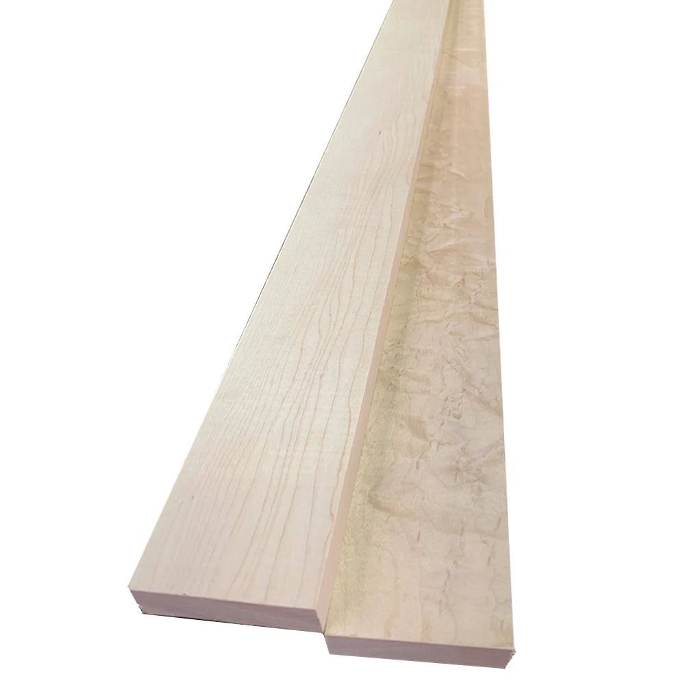 Swaner Hardwood 1 in. x 3 in. x 2 ft. Hard Maple S4S Board (5-Pack) - Avayadevconnect