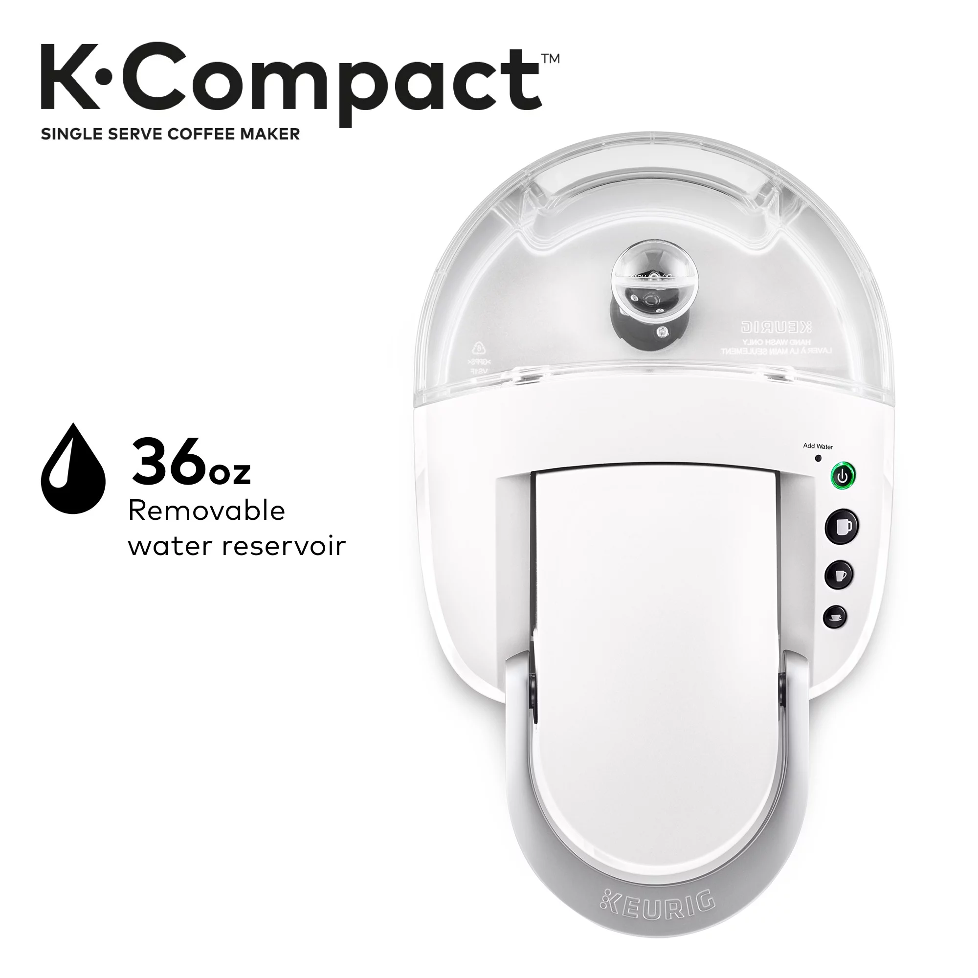 Keurig K-Compact Single-Serve K-Cup Pod Coffee Maker, Turquoise