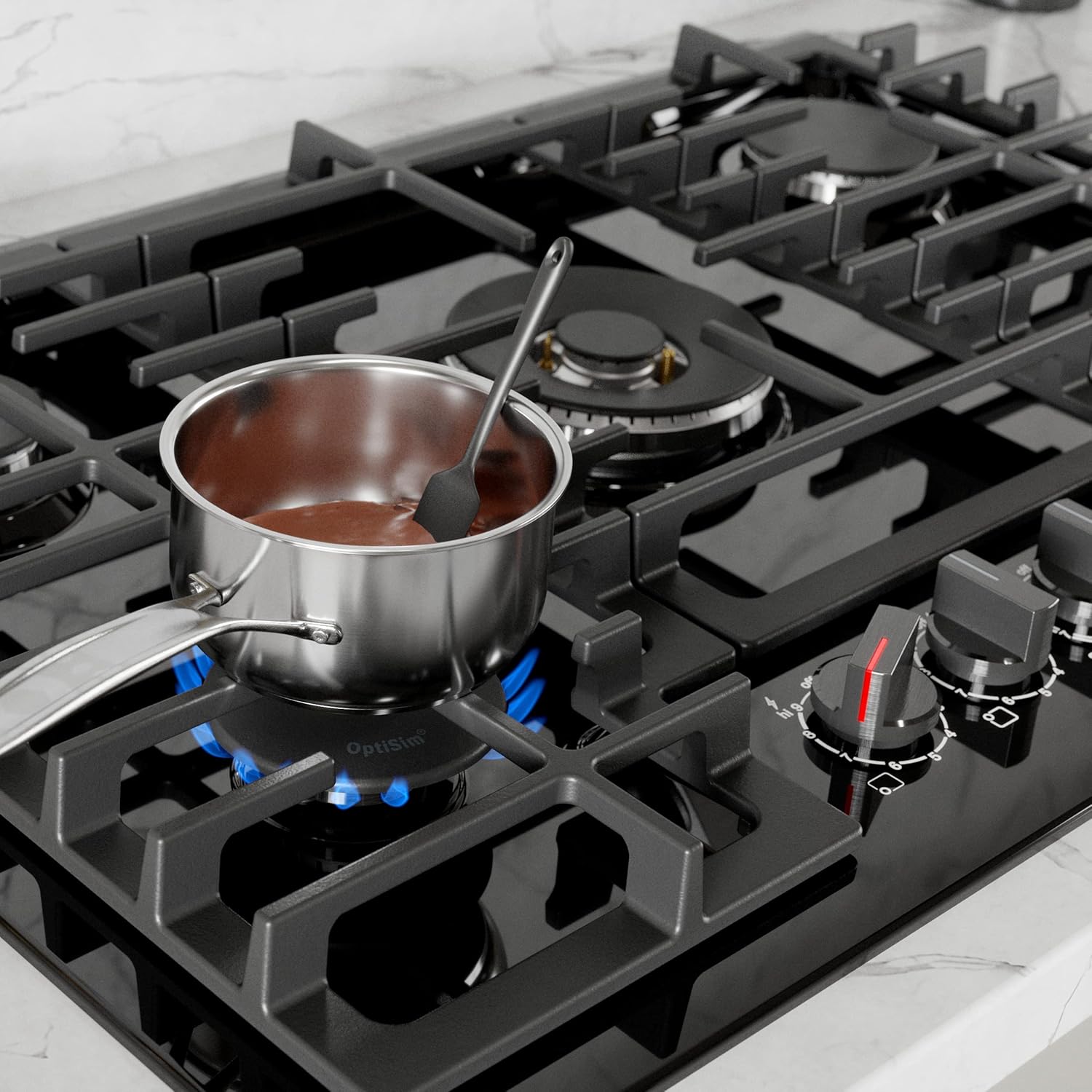 Bosch NGM8048UC Black Stainless Steel Gas Cooktop