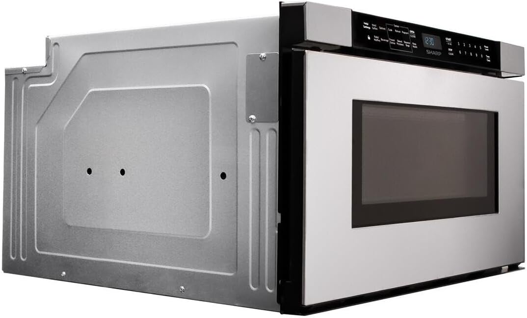 SHARP SMD2440JS 24 in. 1.2 cu. ft. Built-In Stainless Steel Microwave Drawer Oven