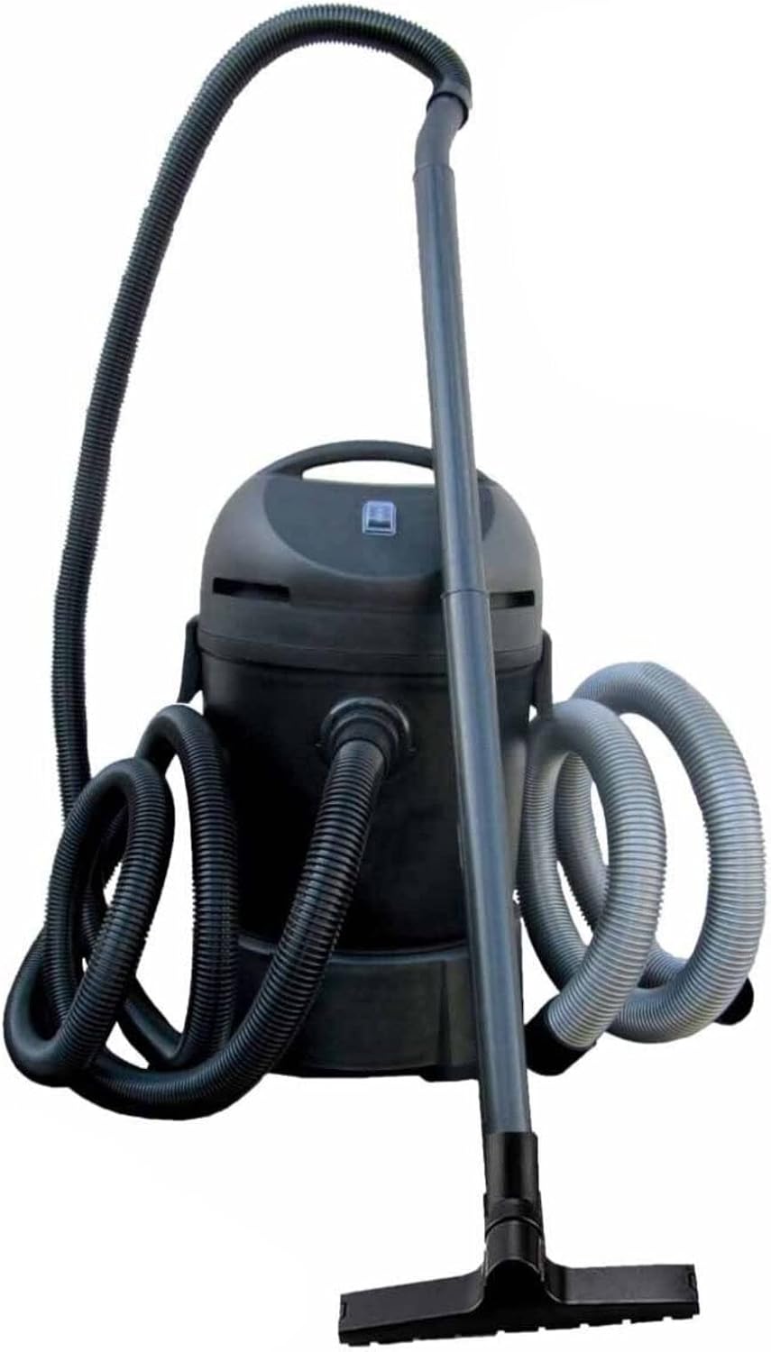 Half Off Ponds CleanSweep 1400 Pond Vacuum with a 13' Intake Suction Hose, 4 Extension Tubes, 3 Vacuum Nozzles, a 6.5 Foot Output Hose, and a Debris Collection Bag