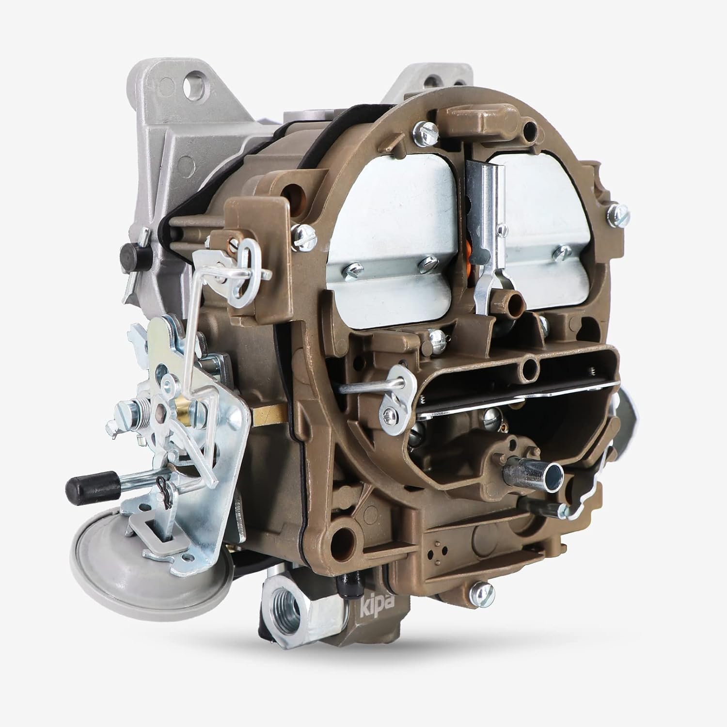 KIPA Carburetor For 1901R Rochester Quadrajet 4MV 4MV Chevy 1966-1973 Summit Jegs Divorced Choke 1901-GG 4-BBL, Replace for Corvettes 1975-1979 750 CFM Vacuum Secondary Durable