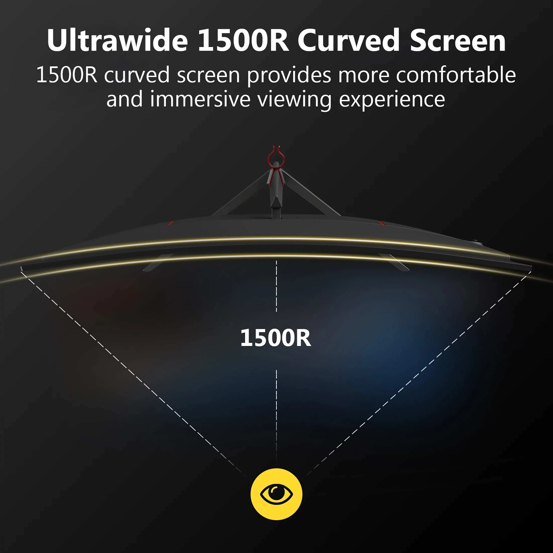 Z-EDGE UG27 27-Inch LED Curved Gaming Monitor 200Hz(DP) 144Hz(HDMI) 1ms Full HD 1920x1080 HDMI DP Port