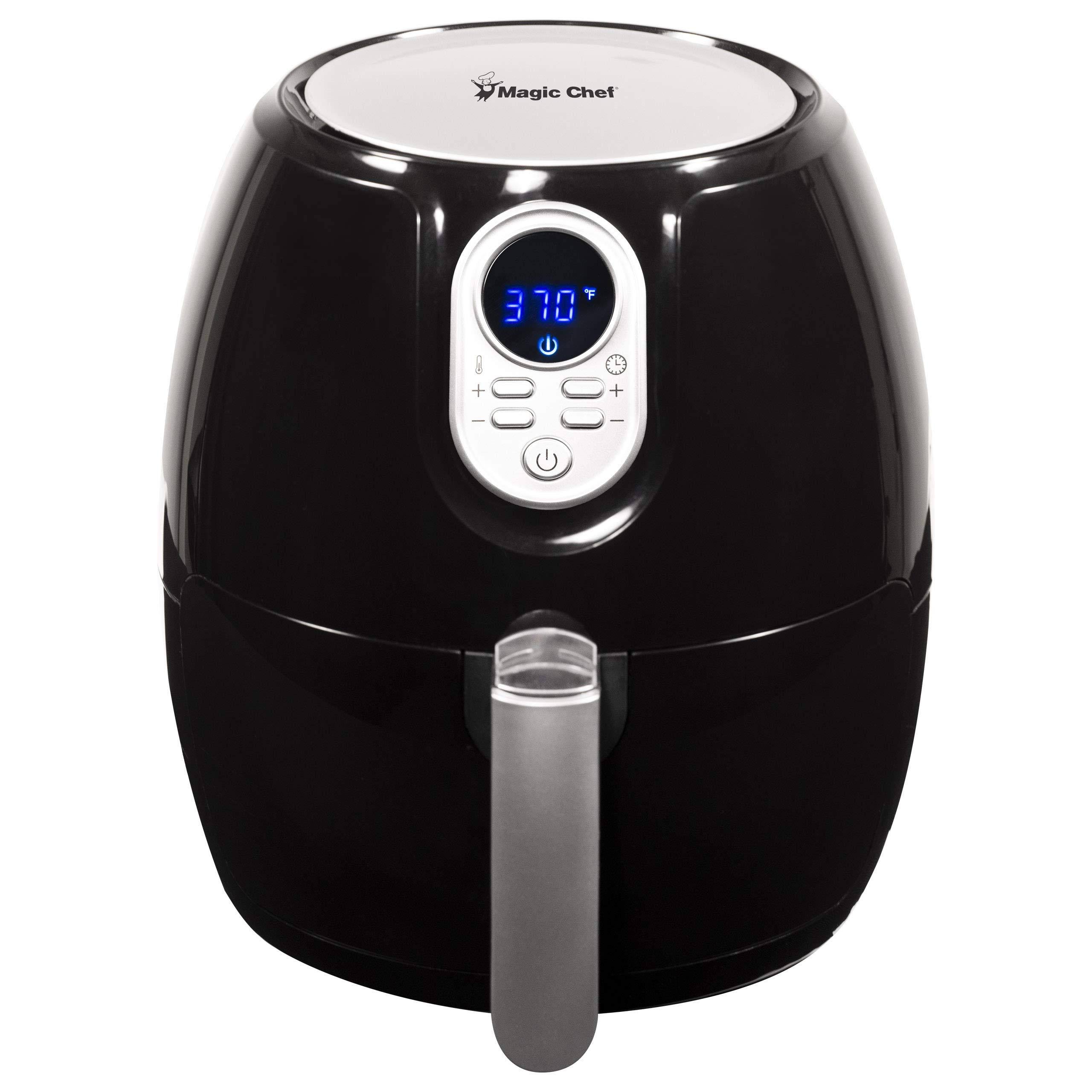 Magic Chef MCAF26DB Air Fryer, Digital, Black
