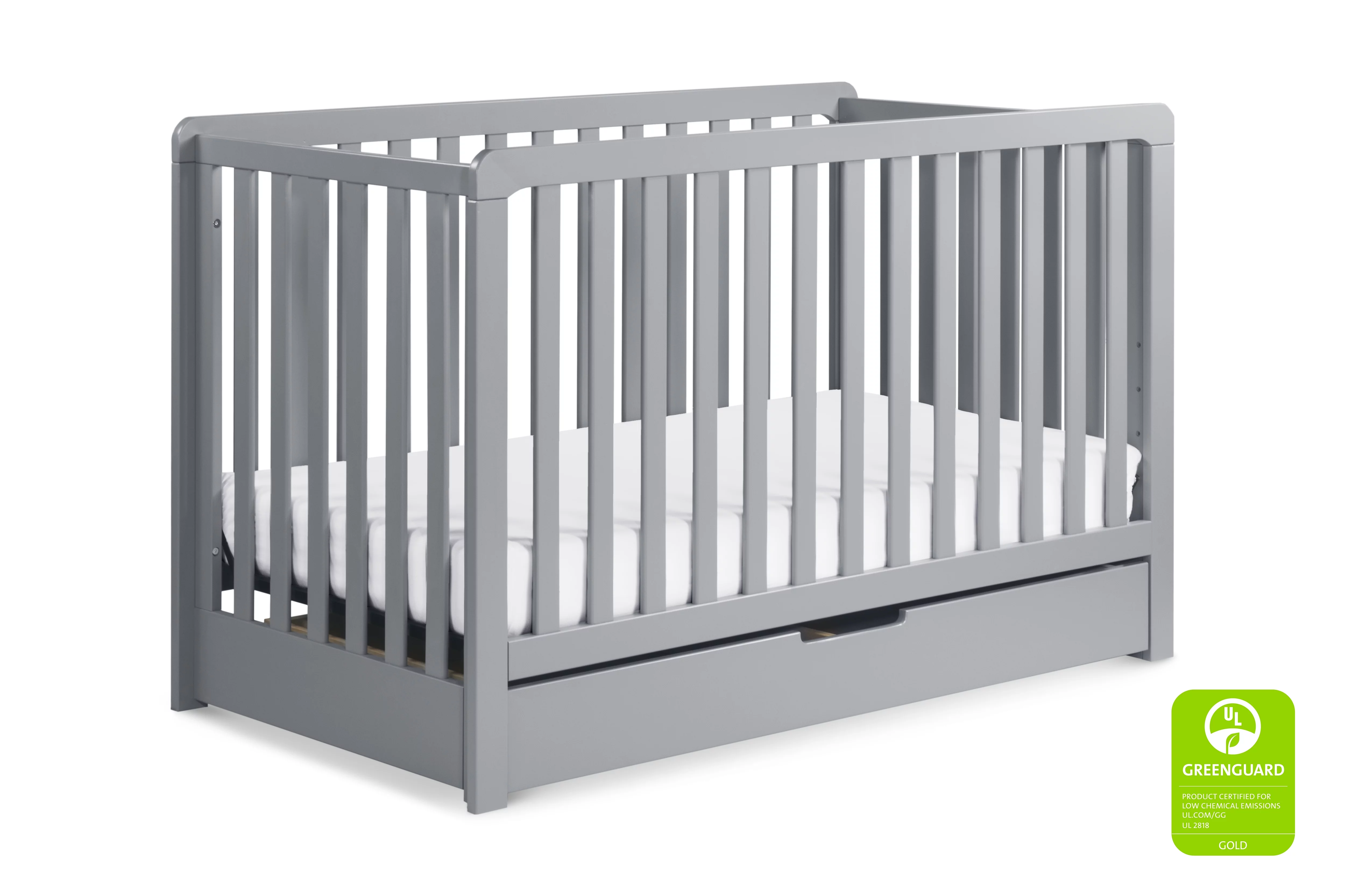 Carter's by DaVinci Colby 4-in-1 Convertible Crib with Trundle Drawer in Gray