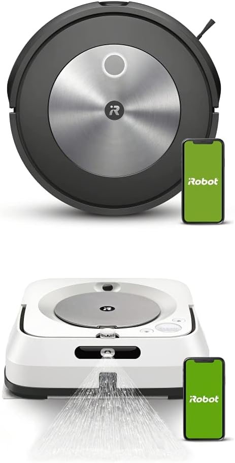 iRobot® Roomba® j7 (7150) Wi-Fi® Connected Robot Vacuum - Identifies and avoids obstacles like pet waste & cords, Smart Mapping, Works with Alexa, Ideal for Pet Hair, Carpets, Hard Floors