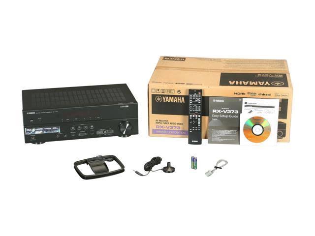 Yamaha RX-V373 - AV receiver - 5.1 channel - black