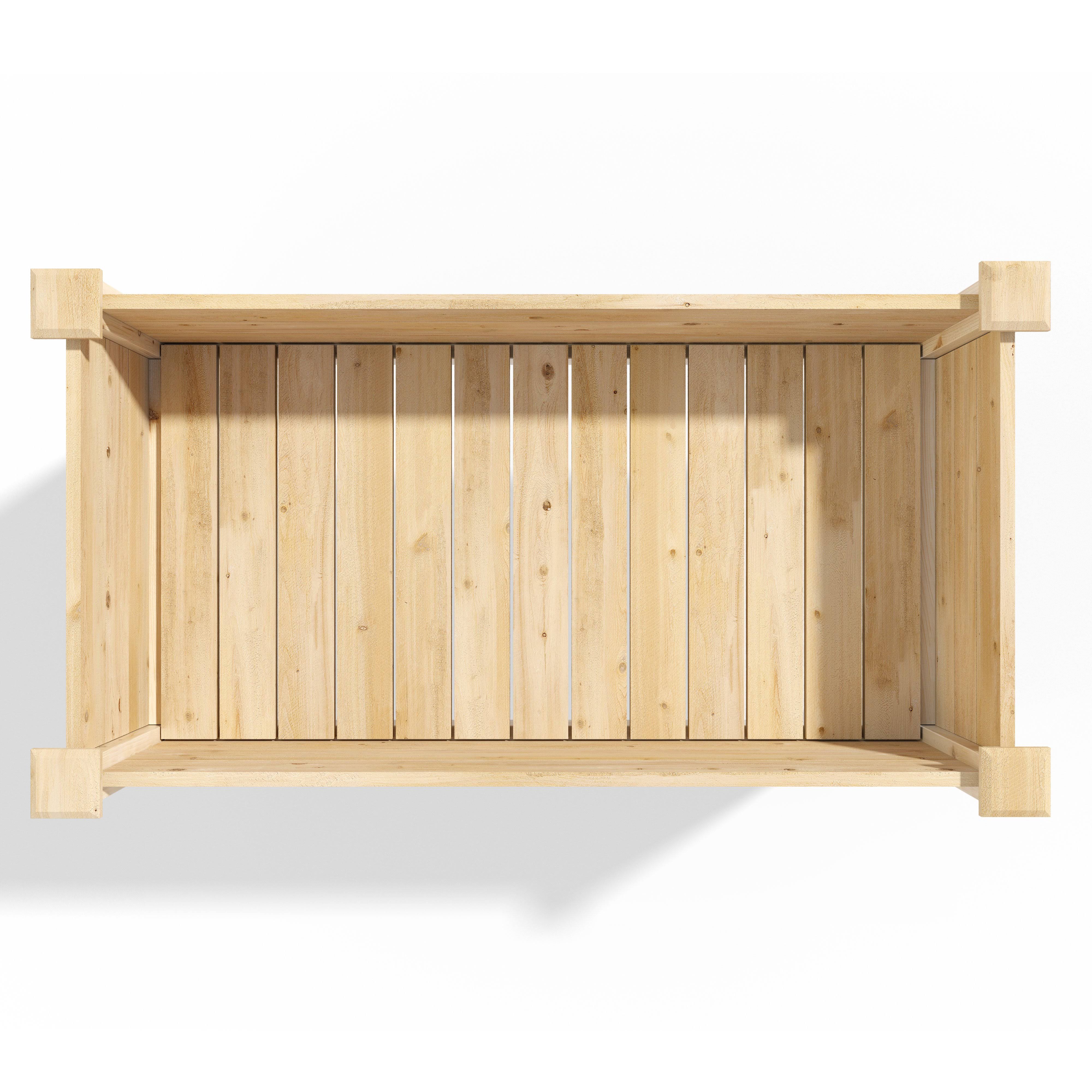 Greenes Fence Elevated Garden Bed 48x22 L x 24x22 W x 31x22 Cedar