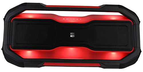 Altec Lansing ROCKBOX XL Wireless Bluetooth Speaker, Portable Waterproof Speaker with 20 Hour Playtime and 5 Illuminating LED Light Modes, Floating Wireless Speaker for Indoors and Outdoors