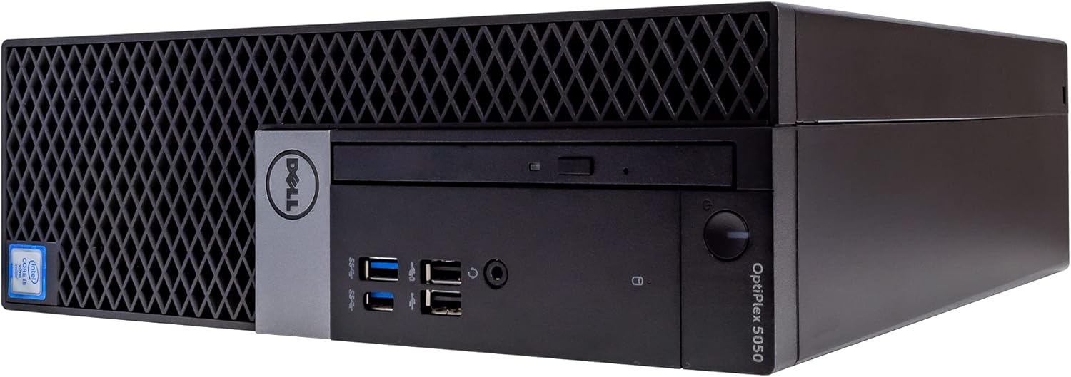 Dell Optiplex 6th Generation Desktop Computer | Quad Core Intel i5 (3.2) | 8GB DDR4 RAM | 500GB SSD Solid State | Windows 10 Professional | Home or Office PC (Renewed)