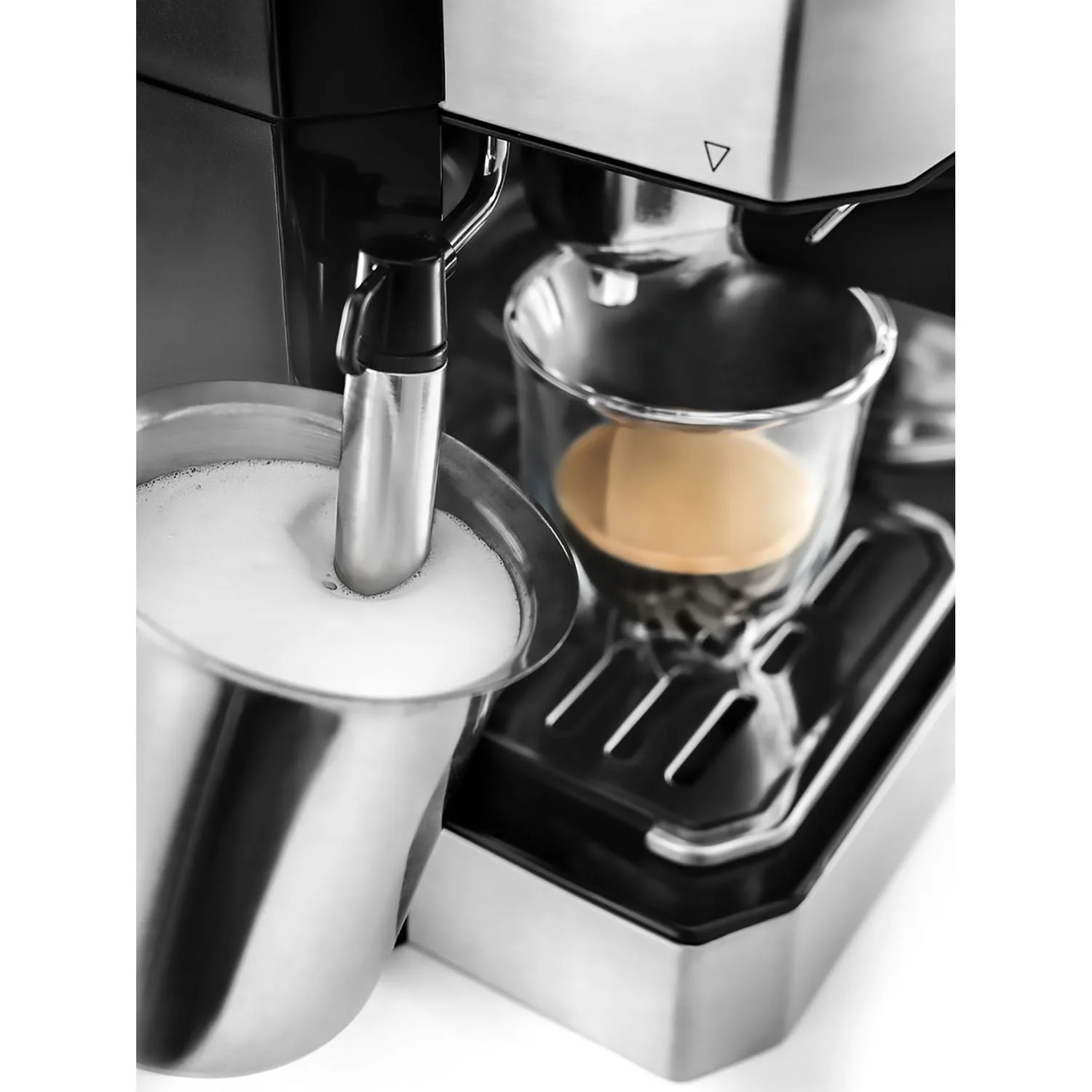 De'Longhi Combi Coffee Machine, Black,Silver,Multi-color