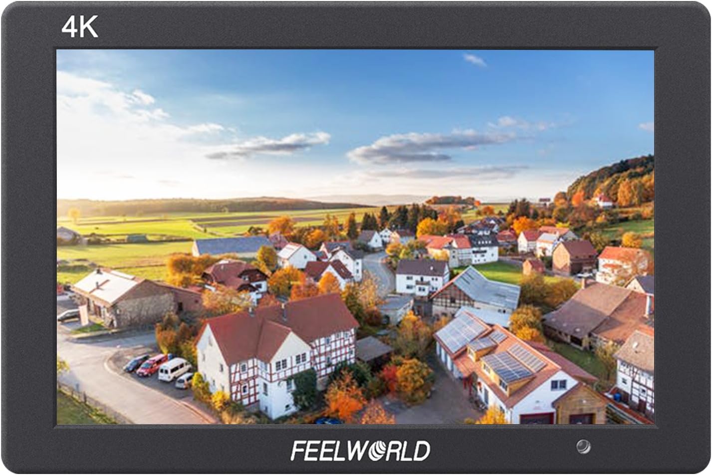 Feelworld T7 7 Camera Field Monitor 4K HDMI Imput Output 1920x1200 IPS Full HD Solid Aluminum Housing DSLR Video Assist with Peaking Focus False Colors (with Battery and Charger)