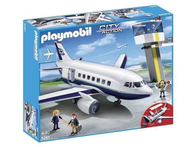 Playmobil 5261 City Action Cargo and Passenger Aircraft