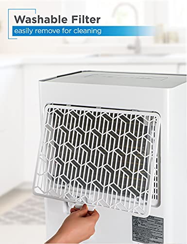 BLACK+DECKER 4500 Sq. Ft. Dehumidifier for Extra Large Spaces and Basements, Energy Star Certified, BDT50WTB,White
