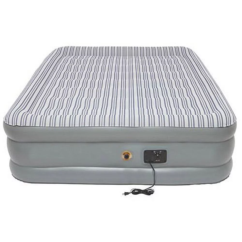 Coleman Queen Double High Elite Pillowstop with Built in Pump Airbed