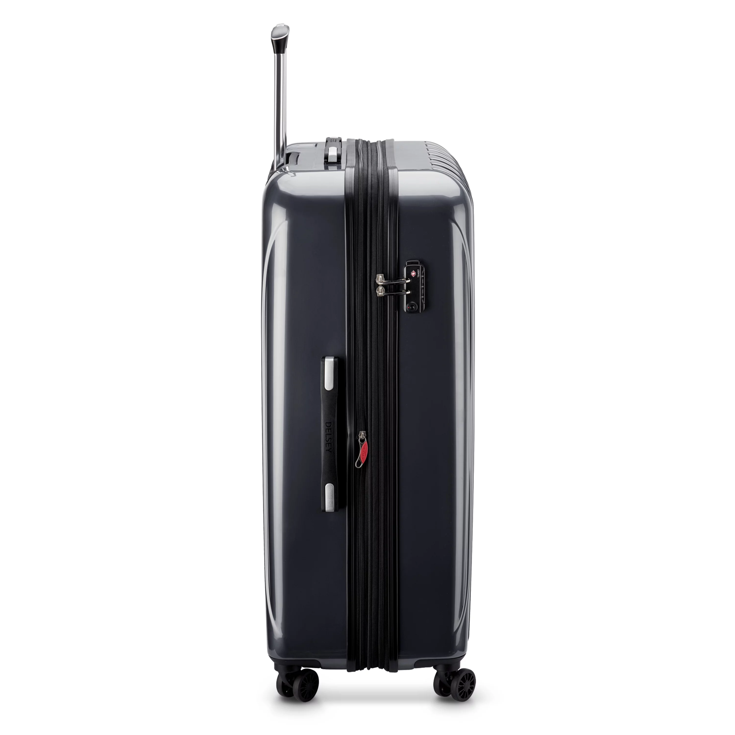 DELSEY PARIS Helium Aero 3-Piece Hardside Expandable Spinner Luggage Set includes 19" International Carry-On, 25" & 29" Checked, Steel Grey