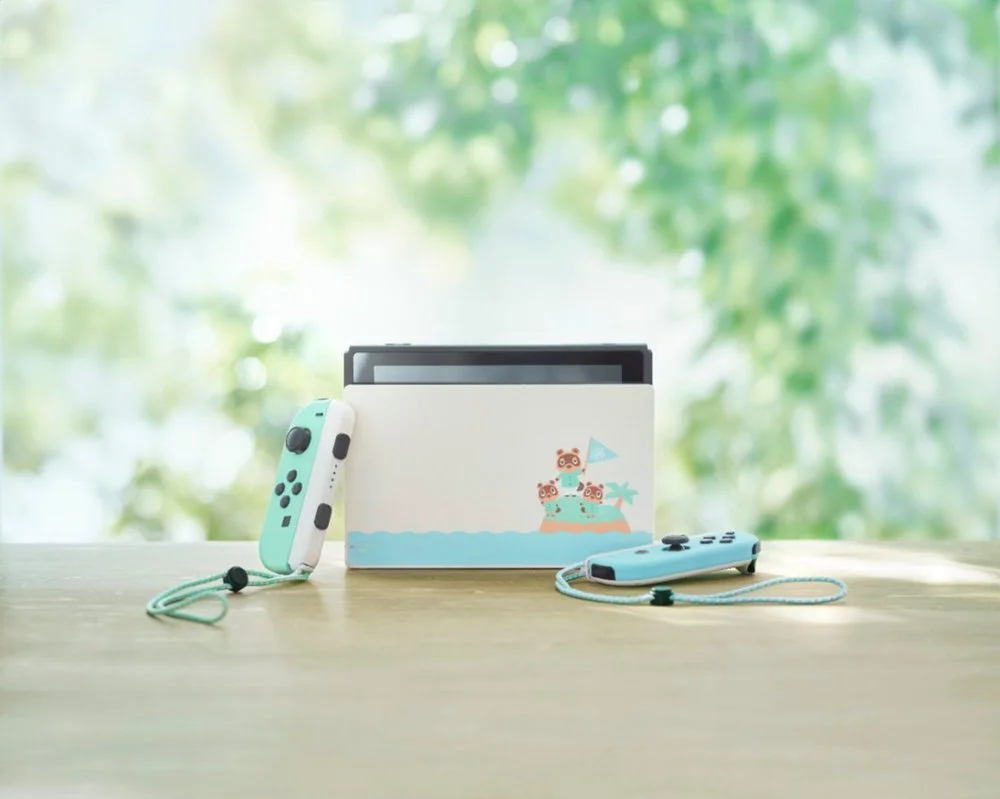 Nintendo Switch Animal Crossing Special Version Console Set, Bundle With Legend of Zelda Link's Awakening And Mytrix Accessories