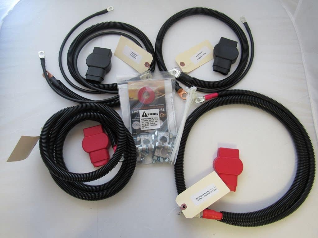 Battery Cables compatible with Dodge Ram 2500/3500 2007-2009 Gen 3.5 with 6.7L Cummins pn 792
