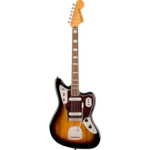 Squier Classic Vibe 70s Jaguar Electric Guitar, with 2-Year Warranty, Surf Green, Laurel Fingerboard