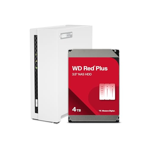 QNAP 4 Bay NAS with 12TB Storage Capacity, Preconfigured RAID 5 Seagate IronWolf Drives Bundle, 2.5GbE Ports (TS-433-4G-44ST-US)