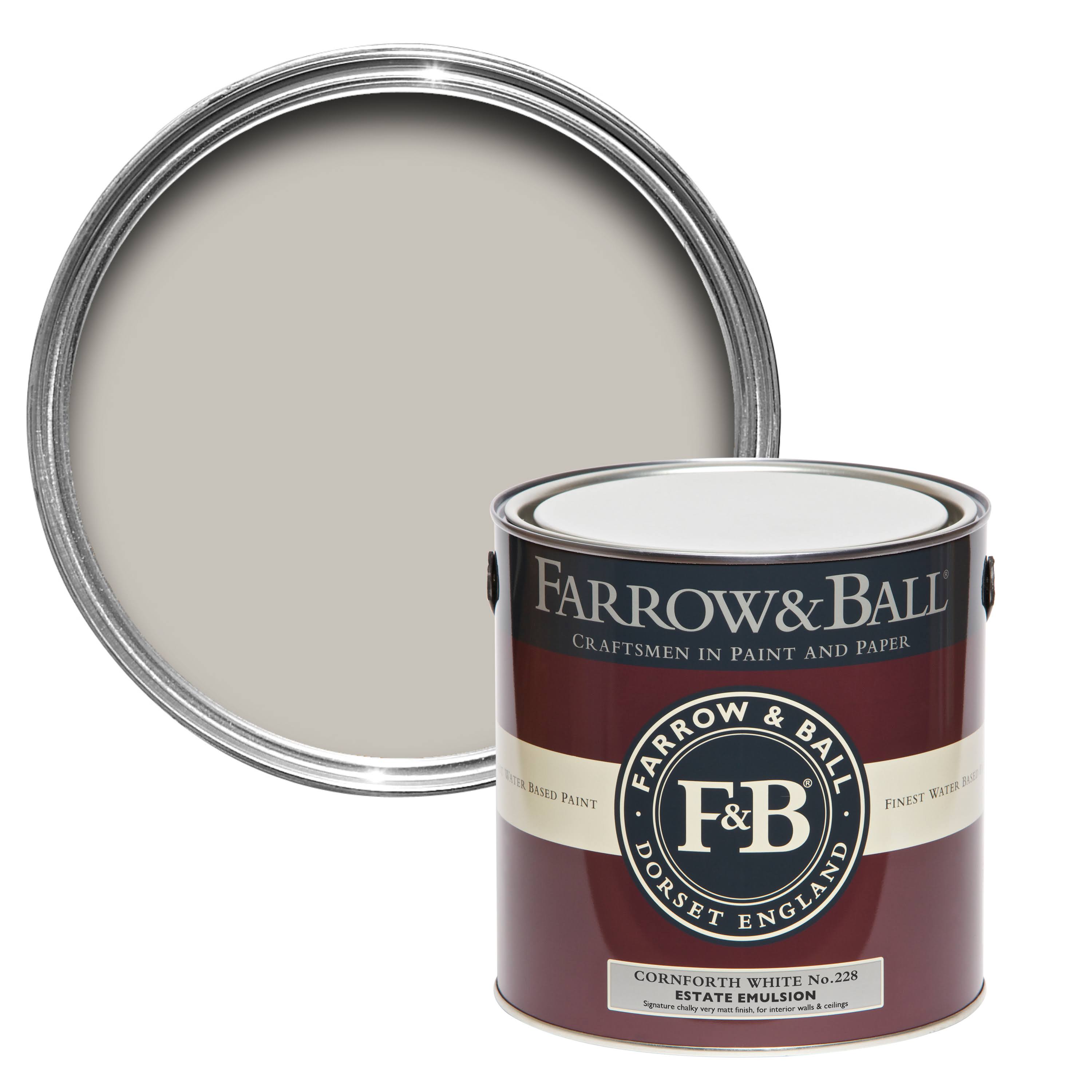 Farrow u0026 Ball Cornforth White Paint US Gallon Modern Emulsion No.228