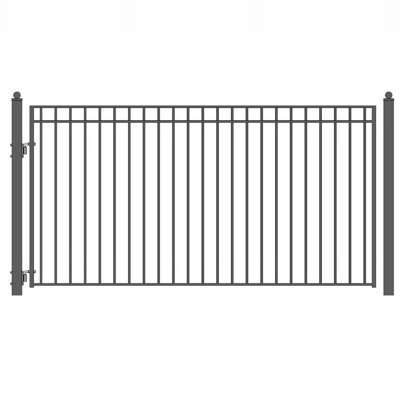 ALEKO Steel Single Swing Driveway Gate - MADRID Style - 12 x 6 ft - Curated Treasures Market