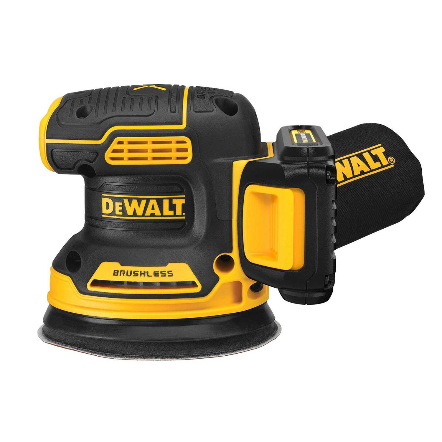 DeWalt 20-Volt Brushless Cordless Variable Speed Random Orbital Sander with Dust Management Rubber - Shop Hardware Tools Online Store