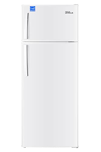 PremiumLevella 7.3 cu ft Energy Star, Manual Defrost, Top Freezer Refrigerator, Crisper Drawer, Door Balconies