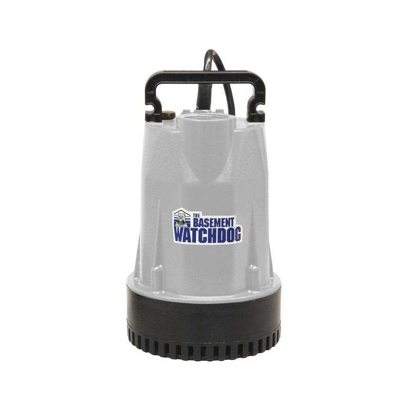 The Basement Watchdog 1/3 HP 3,720 gph Cast Iron Dual Reed Switch AC Submersible Sump Pump - Shop Hardware Tools Online Store