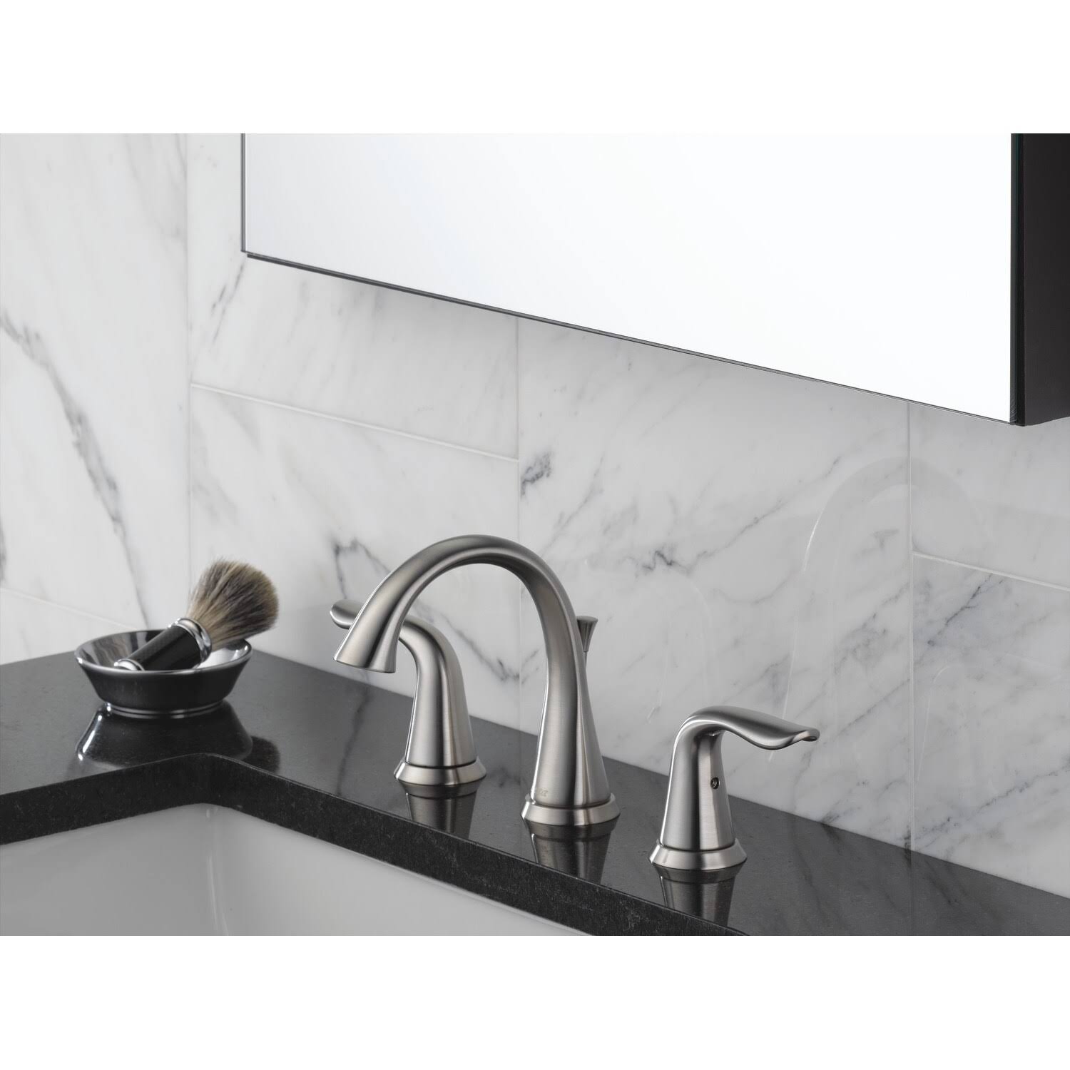 Delta 3538-SSMPU-DST Lahara Two Handle Widespread Bathroom Faucet - Stainless