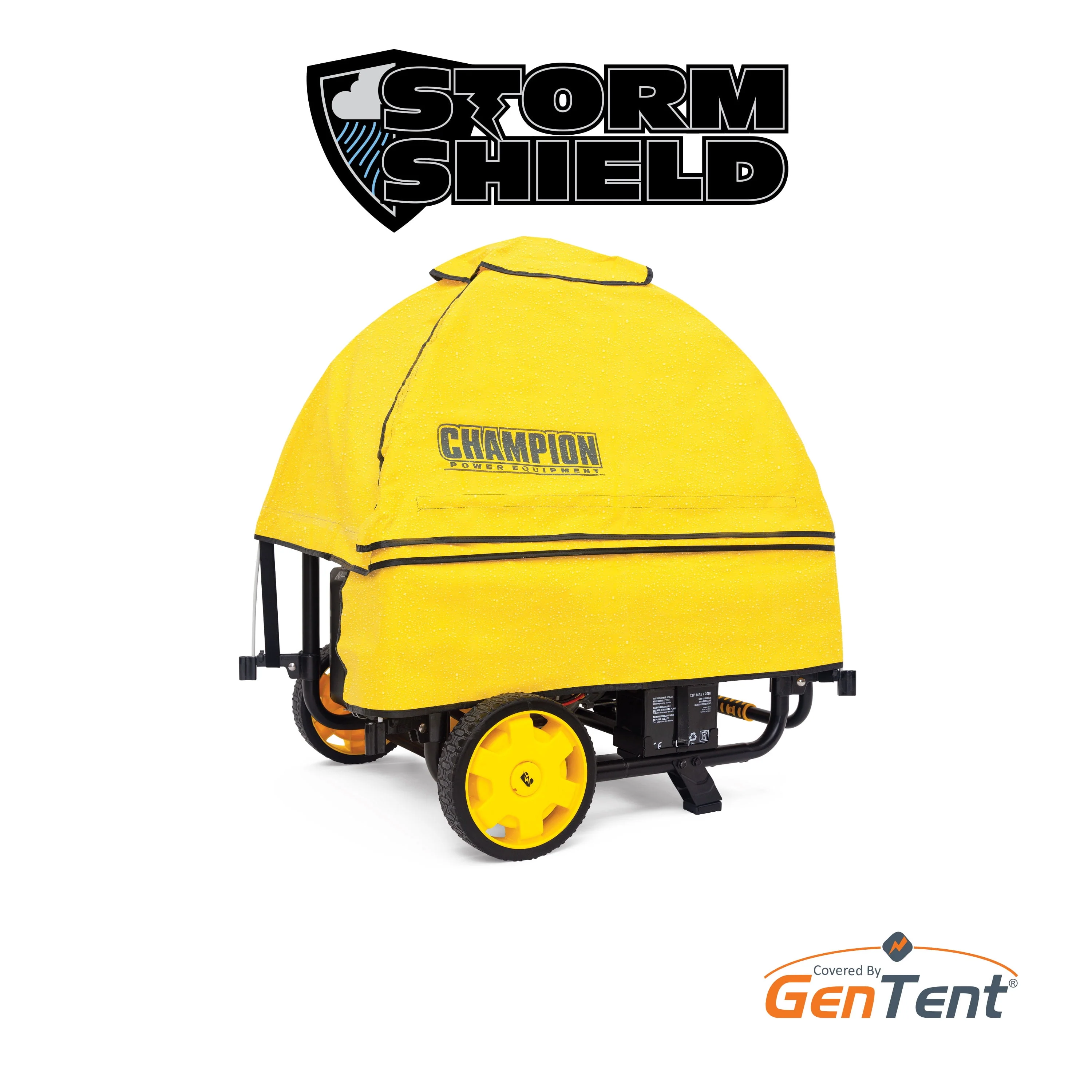 Champion Power Equipment Storm Shield Severe Weather Generator Cover by Gentent for 4000 to 12,500 Starting Watt Generators
