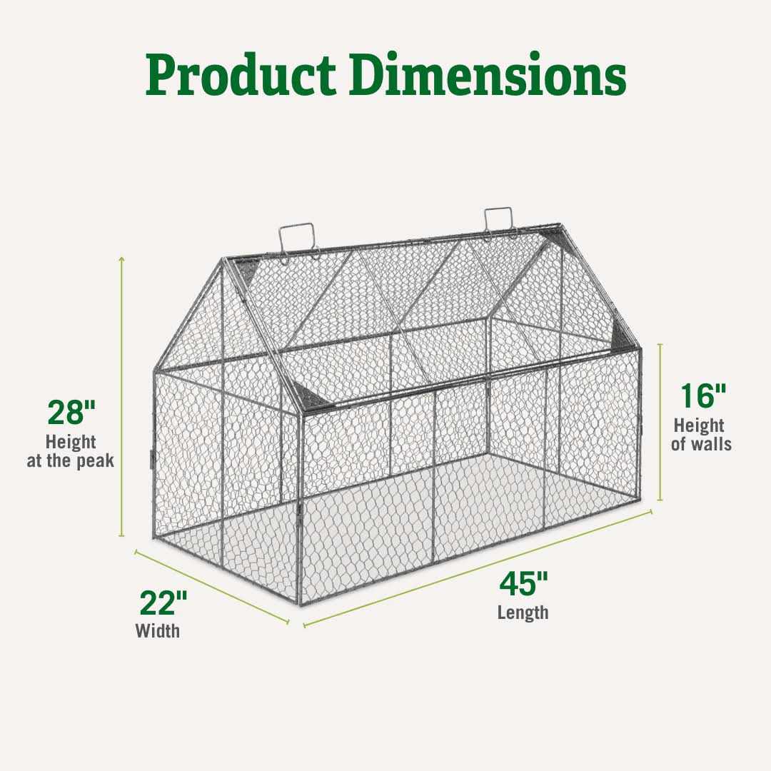 Chicken Wire Crop Coop - Pet Supplies online store