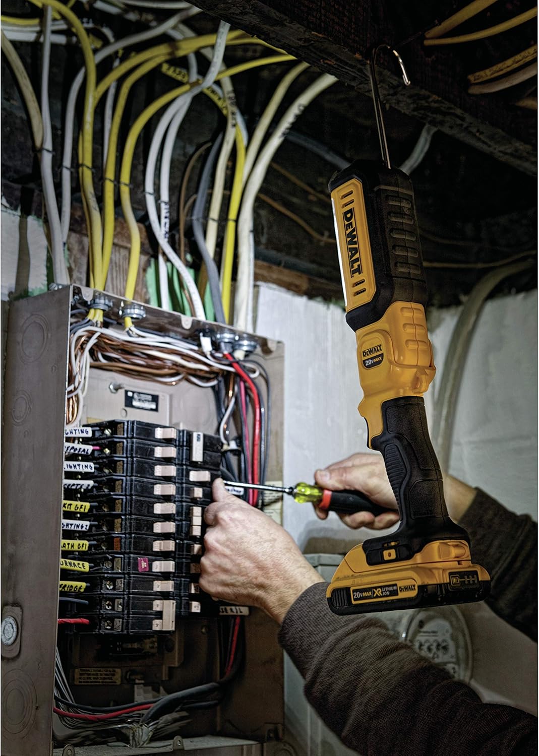DEWALT 20V MAX* LED Work Light, Hand Held, Tool Only (DCL050) Pack of 2