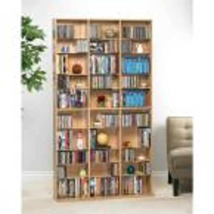 Atlantic 3843-5715 Oskar Multimedia Storage Cabinet - Maple