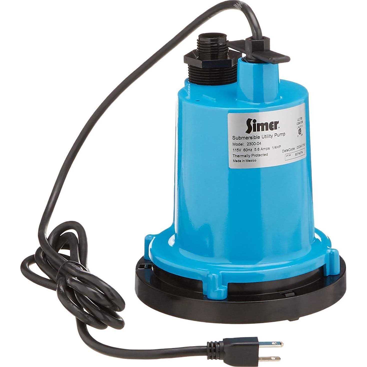 Simer Submersible Utility Pump 2300 - Shop Hardware Tools Online Store