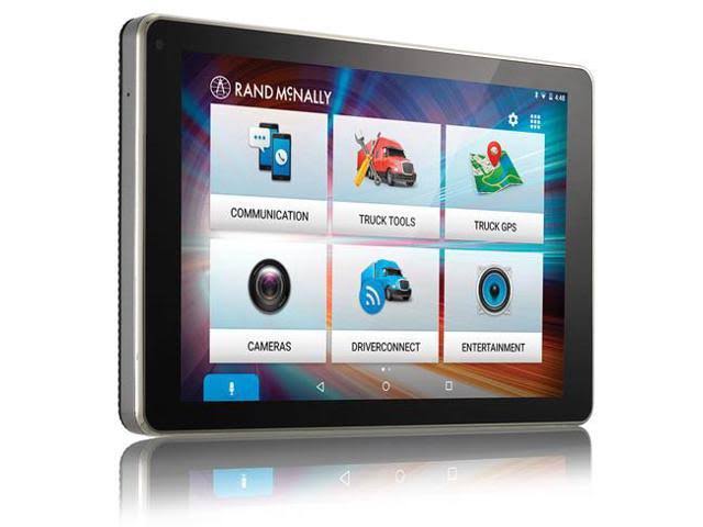 Rand McNally OverDryve 8 Pro GPS Tablet with Built-In Dashcam - 8-Inch