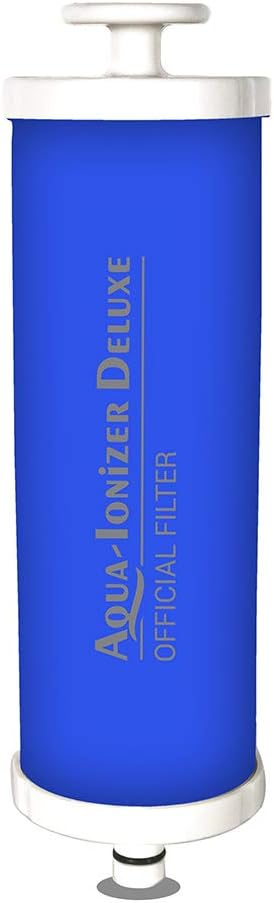 Air Water Life Replacement Carbon Filters For Aqua Ionizer-Deluxe 5.0, 7.0, 9.0 | Antioxidant Potential 600+ To -600 ORP | Runs Over A Year with 4000 Litres Cleaning Capacity, Cleans Any Radical