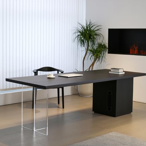 Modern Acrylic Table Leg, DIY Replacement Furniture Leg, Desk Legs for Dinning Table Coffee Table, Max Load 150kg, 1 Pack (Color : Height 70cm, Size : Width 60cm)
