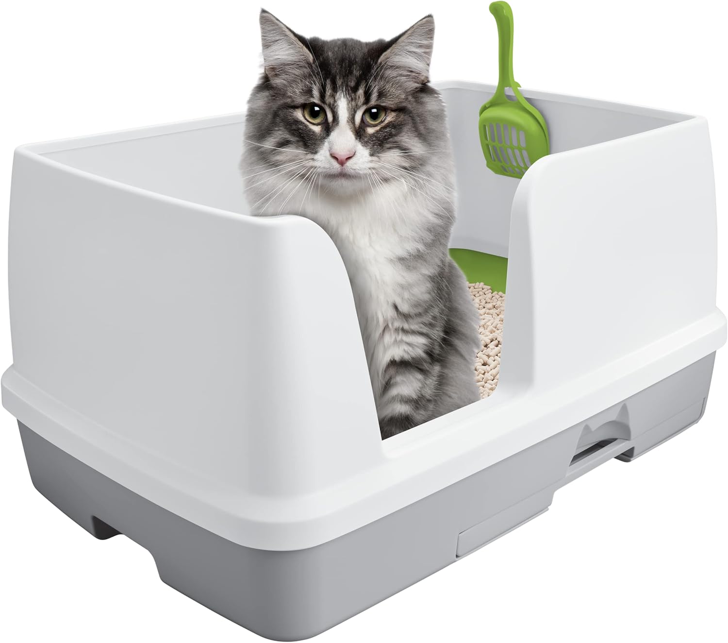 Purina Tidy Cats Breeze Cat Litter Box System Starter Kit, XL Breeze Litter System With Pads & Pellets