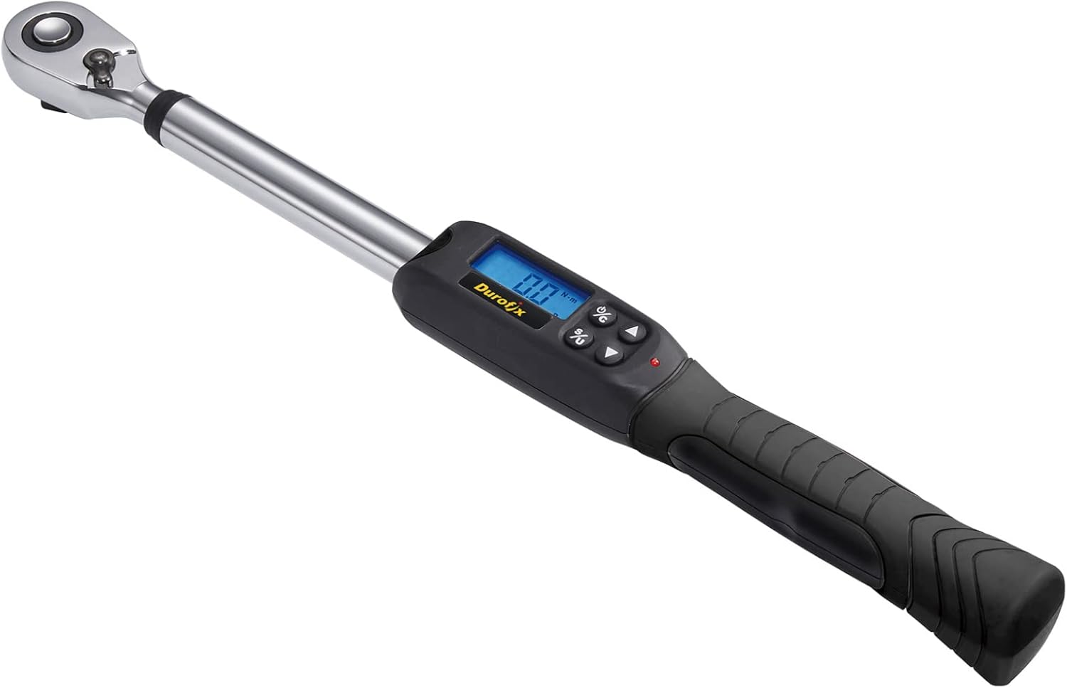 Durofix RM607-4S 1/2” (14.8 to 147.5 ft-lbs.) Digital Torque Wrench with Buzzer and LED Flash Notification – ISO 6789 Standards with Certificate of Calibration