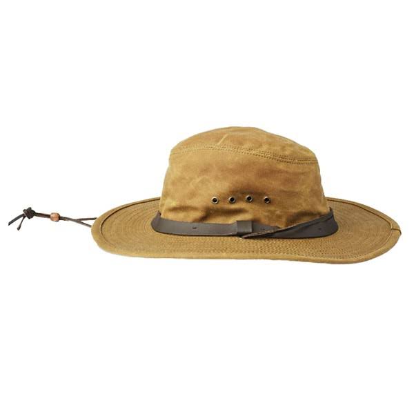 Filson Tin Cloth Bush Hat - Dark Tan