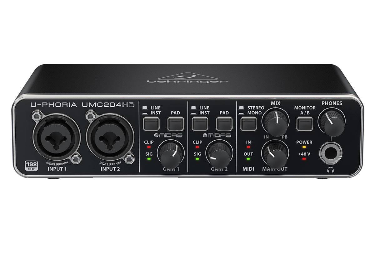 Behringer U-Phoria UMC204HD Audio Interface